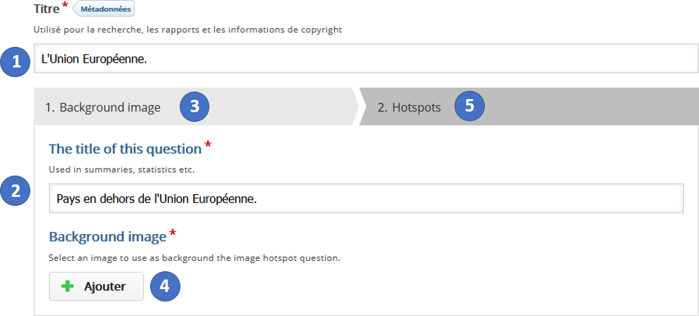 Interface de l&#39;activité Find Mutliple Hotspots Image réactive à points multiples